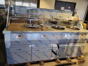 Bakwand Orlando 4 pannen met randafzuiging