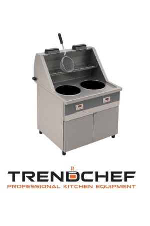 Bakwand Gas 2 Ronde Pan Bovenafzuiging (ORLANDO) TREND-FGS2P-FGS2N