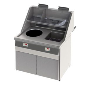 Bakwand Atlanta 1 rond 1 vierkant aardgas / propaangas