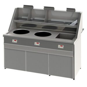 Bakwand Atlanta 2 rond 1 vierkant aardgas / propaangas