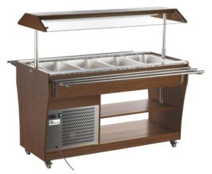 Gekoeld buffet 4 bakken GN 1/1 (RTS-1490L)