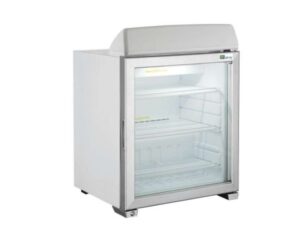 VRIESKAST met glazen deuren 99 L met bovenlichtdisplay- Hoogte 836 mm (RTD-99LC)