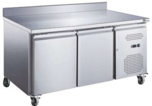 KOELWERKBANK- MET ACHTER RAND- 2 DEUREN (AAS2PD)