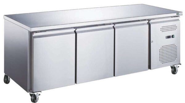 KOELWERKBANK 90CM DIEP GEBAK 600 X 400 - POSITIEF - 3 DEUREN (AA38PP)