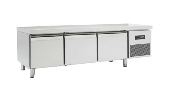 KOELWERKBANK Gekoelde basis met 3 deuren - 700-serie - 2000X700X600 mm (SBRP3P-1700)