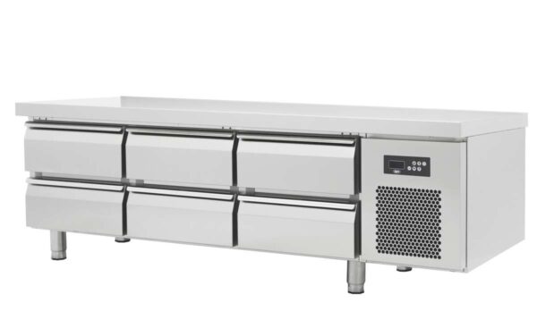 KOELWERKBANK onderbouw 6 laden - 600 serie - 2000x600x600 mm (SBRP6T-1600)