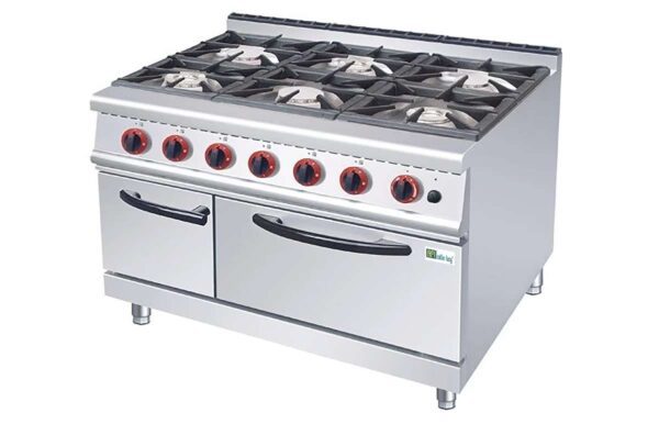 GASFORNUIS OP GASOVEN - REEKS 700 - 6 PITTEN (JUS-RQ-6)