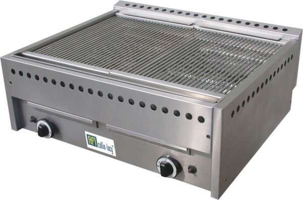 GASGRILL MET LAVASTENEN - 2 ZONES (GS6)