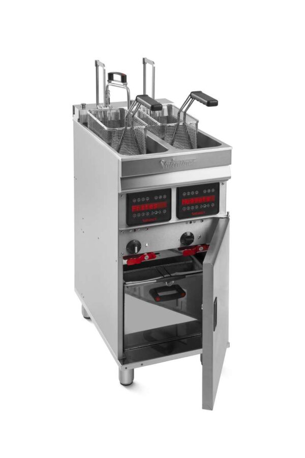 ELEKTRISCHE FRITEUSES MET ELEKTRONISCHE BEDIENING Zeer krachtige Evo 2200-serie <ul><li> 2 x 7-8 liter </li></ul> (EVO-2200VCE)