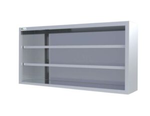 RVS WANDKAST ZONDER DEUR - LANG. 1400 MM (GAS14)