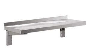 ÉTAGÈRE MURALE SIMPLE - PROF. 400 MM - LONG. 1600 MM (MM-164-1)