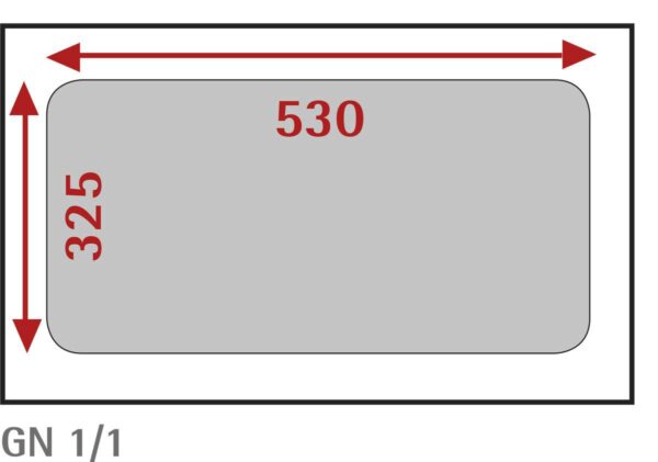 BAC INOX GN 1/1 - PROF. 325 MM (B1165)
