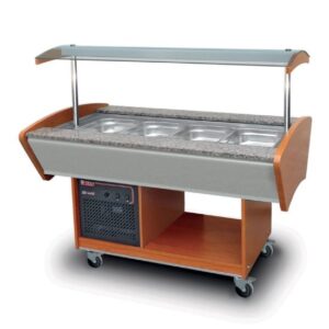 CENTRAAL GEKOELD BUFFETKOELING 4 BAKJES GN 1/1 (C-155)