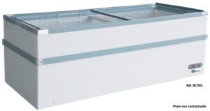 VRIEZER - GLAZEN SCHUIFDEUREN - 965 L (BI920L)