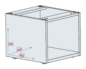 onderstel vaatwasser glazenwasser LVSH40 (STAND40)