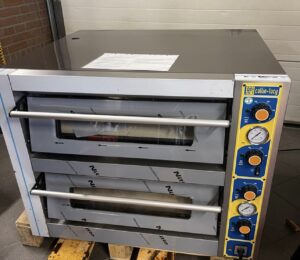 PIZZAOVEN - DUBBEL - 2 X 4 PIZZA'S DIAMETER 330 MM (NFP44)