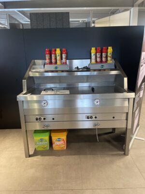 DOLPHIN VISBAKWAND VISBAKOVEN PAN 70-45 AARDGAS / PROPAANGAS