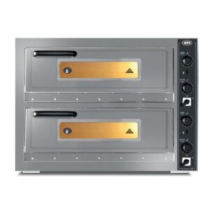 Professionele Elektrische Pizzaoven – 2 Kamers – 2×5 Pizza’s Ø25 cm – FAPE5X5