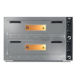 Professionele Elektrische Pizzaoven – 2 Kamers – 18 Pizza’s Ø30 cm – FAPE9+9