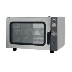 Professionele convectieoven met luchtbevochtiger 4 niveaus gn1/1 (GEU411)