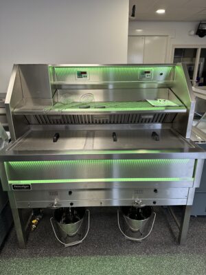 HEWIGO VISBAKOVEN SHOWROOMMODEL 2 PANNEN 45-65– GAS