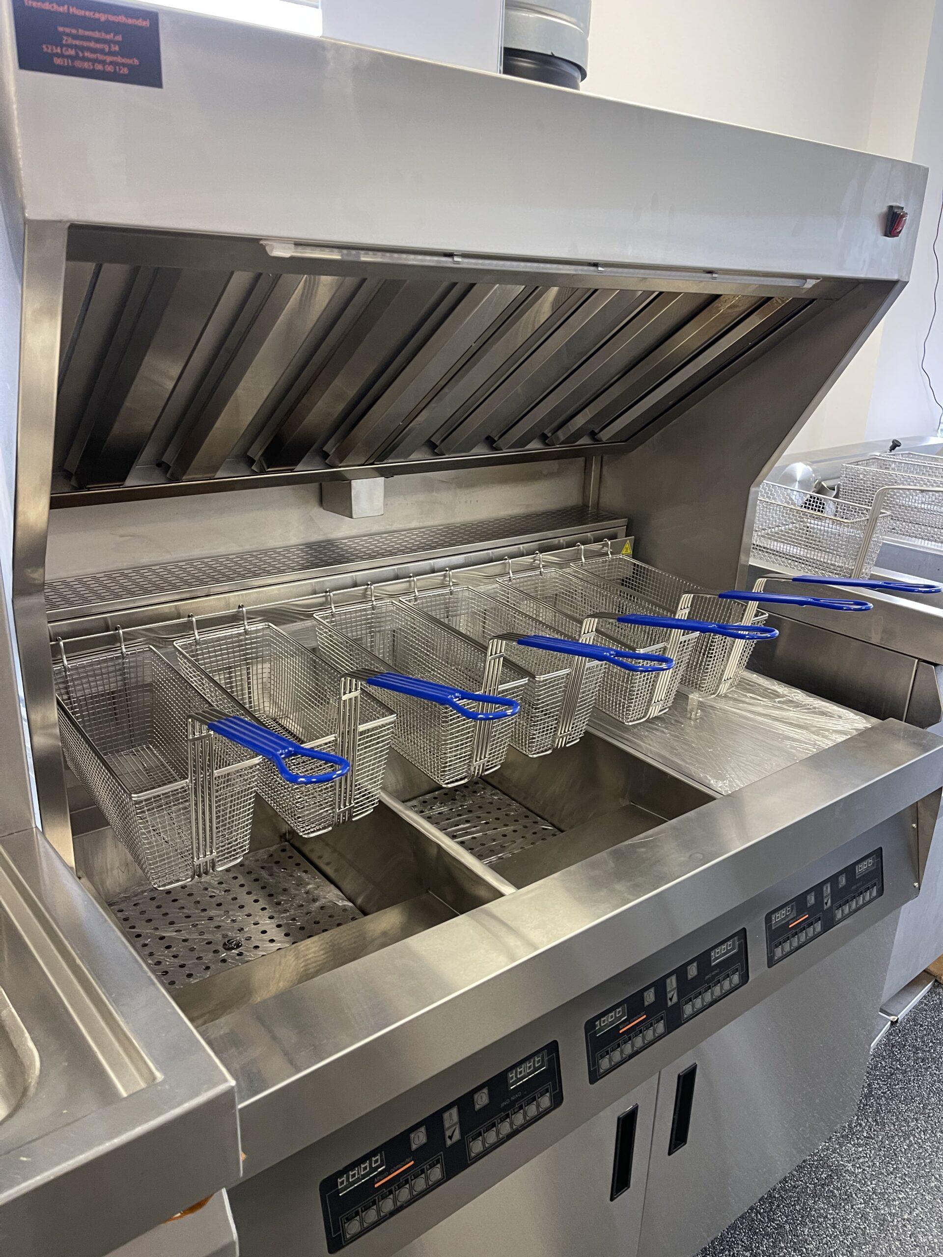 Bakwand 3 Pannen 3x18kw gas Britt-Fry