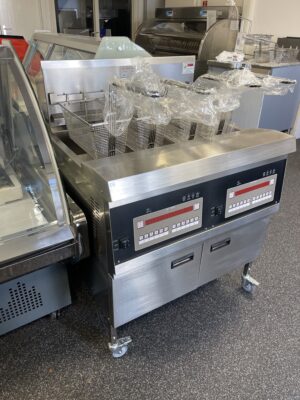 Britt-fry Professionele Gasfriteuse met Automatisch Oliefiltersysteem