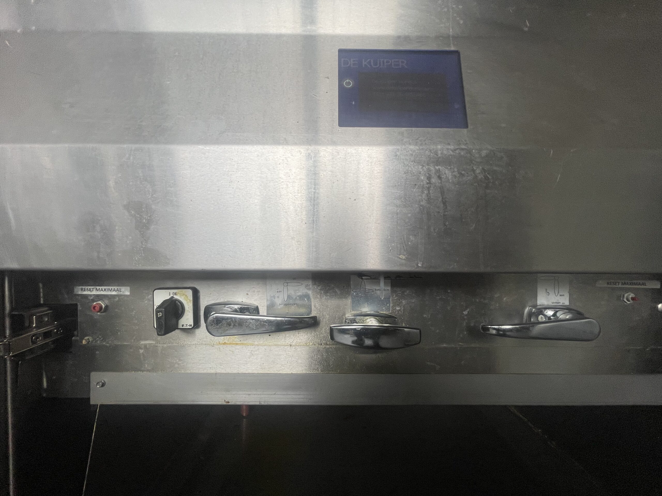 Elektrische Voorbak Friteuse 2x40 kW – De Kuiper | Bouwjaar 2021 | Met Transfersysteem