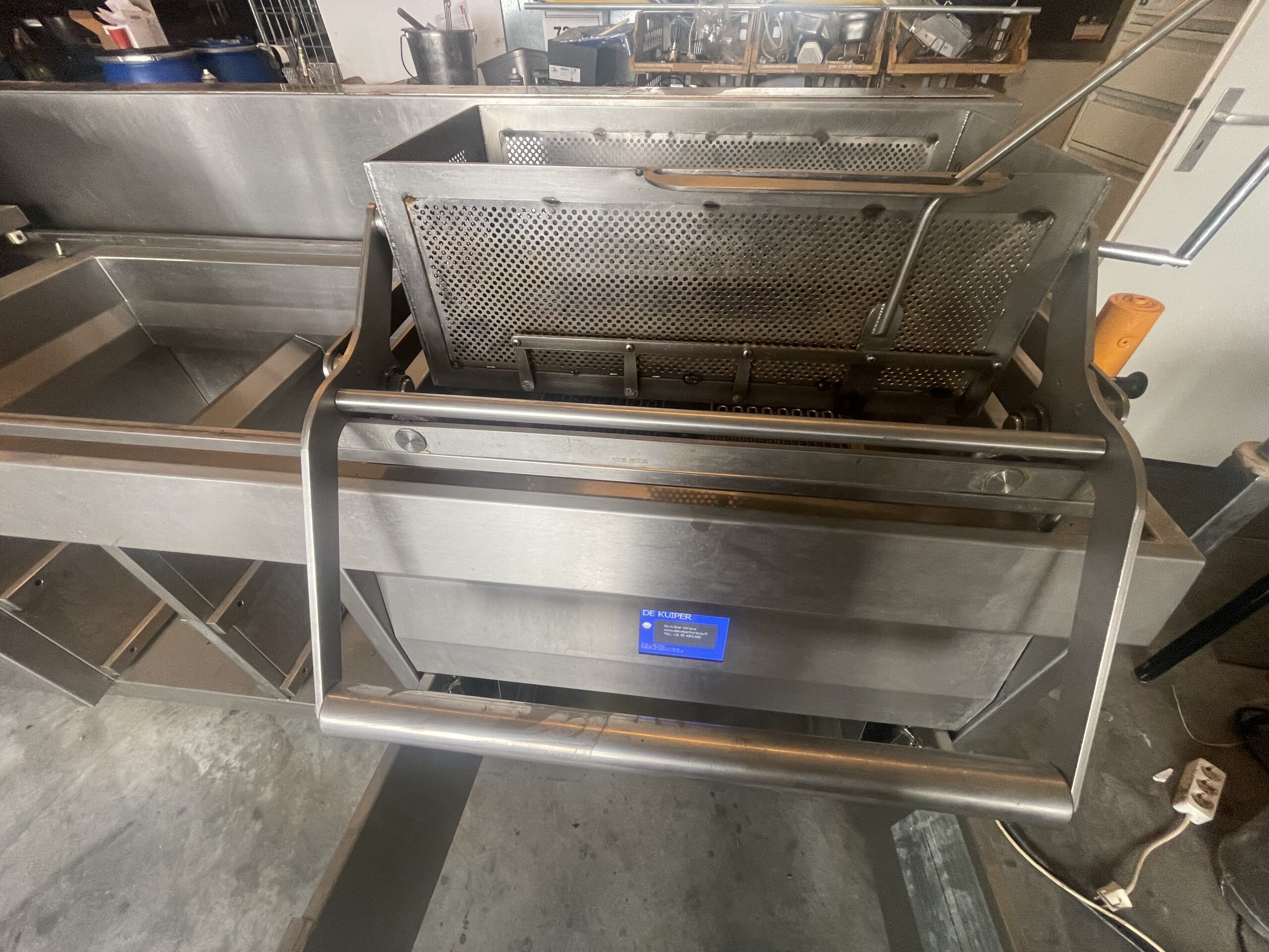 Elektrische Voorbak Friteuse 2x40 kW – De Kuiper | Bouwjaar 2021 | Met Transfersysteem