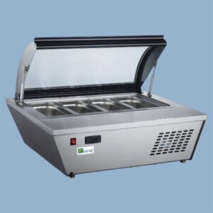 Opzettoonbank voor roomijs