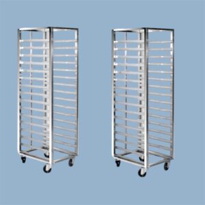 Rvs verrijdbare wagen voor GN 1/1 en GN 2/1