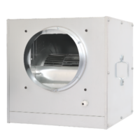 Afzuigmotor 7000m3 staal iso box inspectieluik (12-12-1100si)