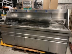 Hakto bakwand 3 rond 1 vierkant met vetpomp, frietuitschepbak.