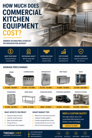 How Much Does Commercial Kitchen Equipment Cost?