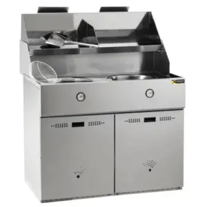 DEFI Gasfriteuse 2 Ronde Pannen – 2×15-18 Liter – FGA2G