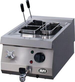 Elektrische Pasta Koker 20 Liter 400V met 3 Manden – AFI CPP7E40